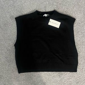 Women’s black sweater vest
